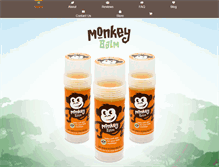 Tablet Screenshot of monkeybalm.com